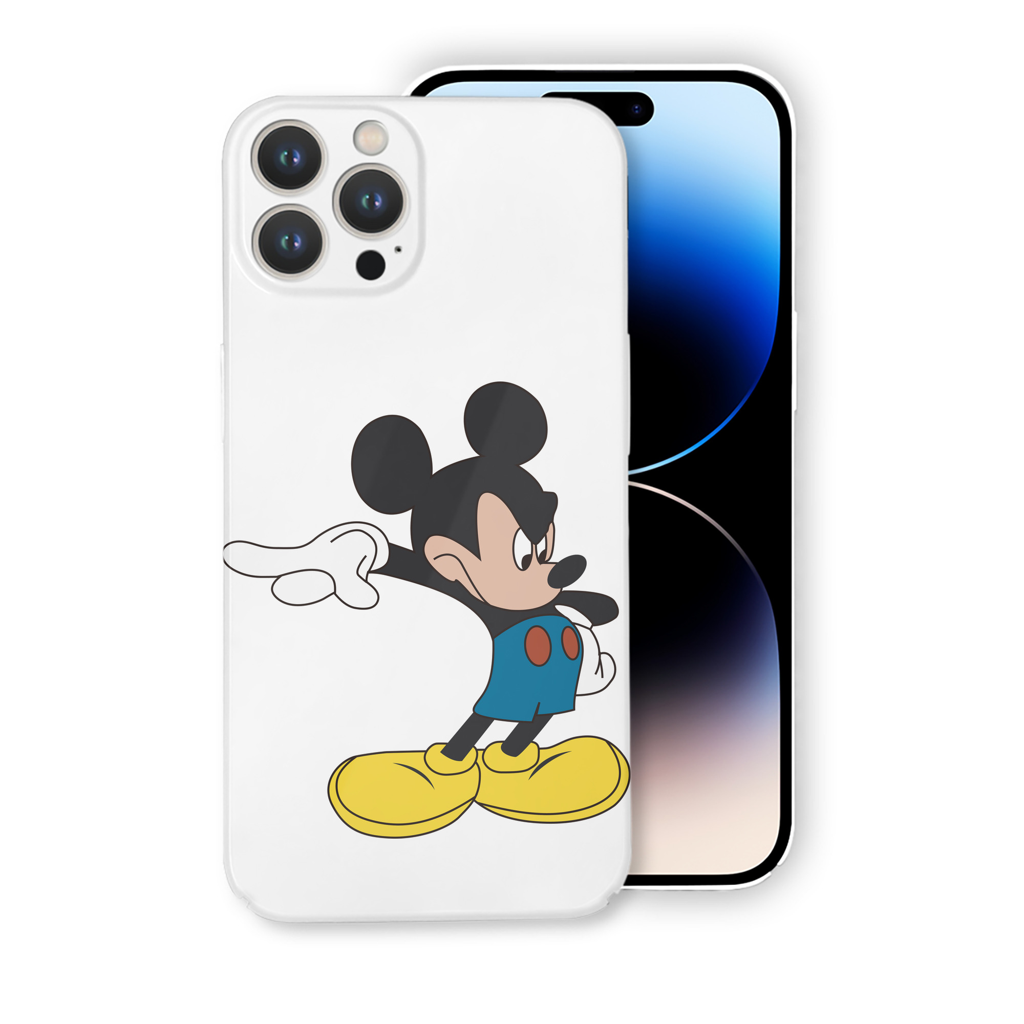 （画像用） ミッキーマウス Mickey Mouse 【iPhone 14シリーズ対応】ハードケース